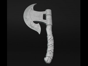 Viking Axe 6 Modello di stampa 3D