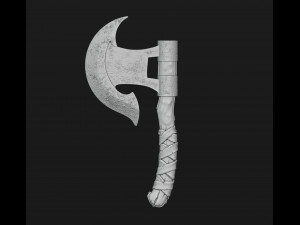 Viking Axe 6 Modello di stampa 3D