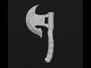 Viking Axe 6 3D Print Model