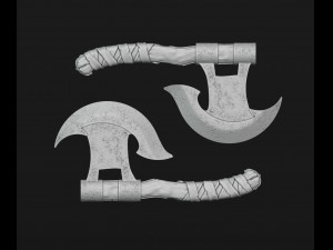 Viking Axe 6 Modello di stampa 3D