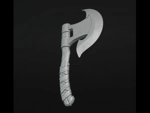 Viking Axe 6 3D Print Model