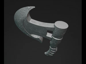 Viking Axe 6 3D Print Model