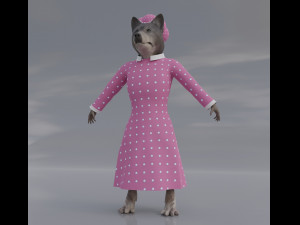 Big Bad Wolf - Wolfie From Shrek Modelo 3D