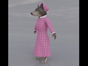 Big Bad Wolf - Wolfie From Shrek Modelo 3D