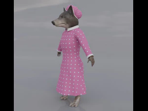 Big Bad Wolf - Wolfie From Shrek 3D Model