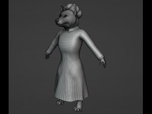 Big Bad Wolf - Wolfie From Shrek Modelo 3D