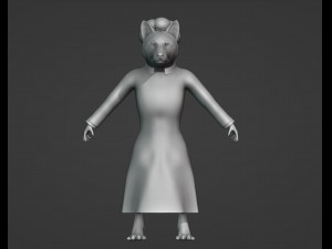 Big Bad Wolf - Wolfie From Shrek Modelo 3D