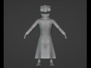 Big Bad Wolf - Wolfie From Shrek Modelo 3D