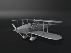 Biplane From Indiana Jones Movie 3D Print Model