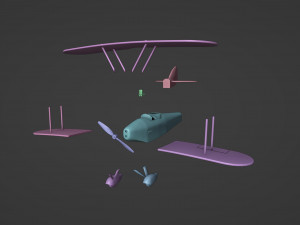 Biplane From Indiana Jones Movie 3D Print Model