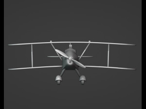 Biplane From Indiana Jones Movie 3D Print Model