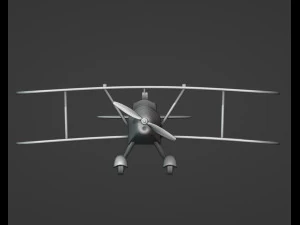 Biplane From Indiana Jones Movie 3D Print Model