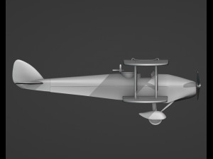 Biplane From Indiana Jones Movie 3D Print Model