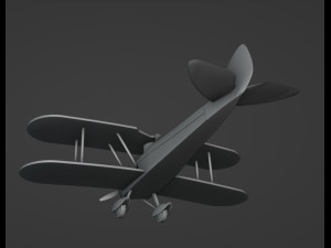 Biplane From Indiana Jones Movie 3D Print Model