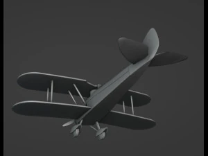 Biplane From Indiana Jones Movie 3D Print Model