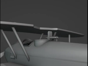 Biplane From Indiana Jones Movie 3D Print Model