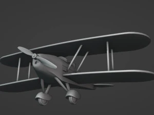 Biplane From Indiana Jones Movie 3D Print Model