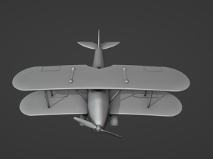 Biplane From Indiana Jones Movie 3D Print Model