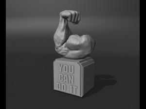 You Can Do It Motivational Reminder 3D प्रिंट मॉडल