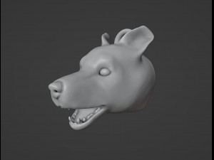 Corgi Dog Pendant Model Cetak 3D