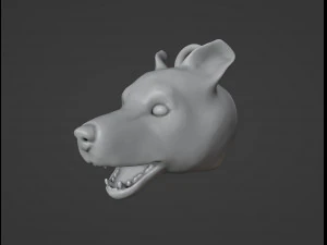 Corgi Dog Pendant 3D Print Model