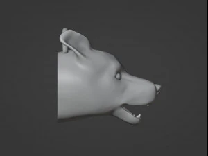 Corgi Dog Pendant 3D Print Model