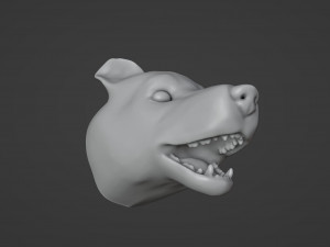 Corgi Dog Pendant Model Cetak 3D
