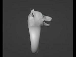 Pitbull Dog Ring 3D Print Model
