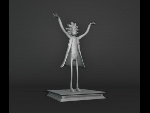Rick From Rick and Morty 3D प्रिंट मॉडल