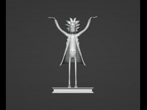 Rick From Rick and Morty 3D प्रिंट मॉडल
