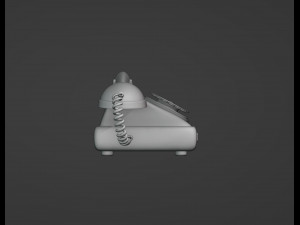 Old Telephone Printable 3D Print Model