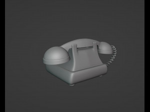 Old Telephone Printable 3D Print Model