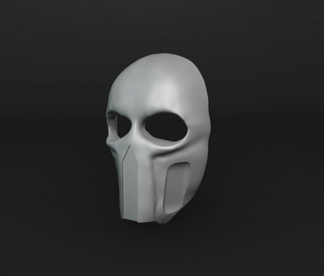 Butch Wearable Mask from COD MW2 Model Cetak 3D .c4d .max .obj .3ds .fbx .stl .blend 