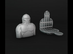The Mandalorian Collectors Case 3Dプリントモデル
