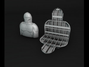 The Mandalorian Collectors Case 3D Baskı Modeli