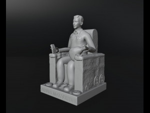 Jesus Malverde Statue 3D Print Model