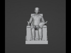 Jesus Malverde Statue 3D Print Model