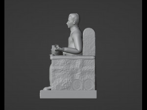 Jesus Malverde Statue 3D Print Model