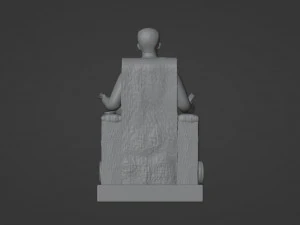 Jesus Malverde Statue 3D Print Model