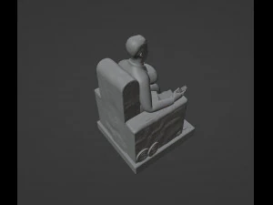 Jesus Malverde Statue 3D Print Model