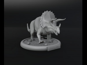 Triceratops 3D Print Model