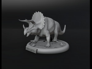 Triceratops 3D Принт Модель