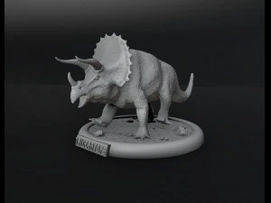 Triceratops 3D Print Model