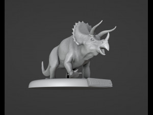 Triceratops 3D Принт Модель