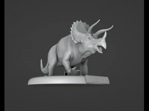 Triceratops 3D Print Model