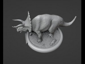 Triceratops 3D Принт Модель