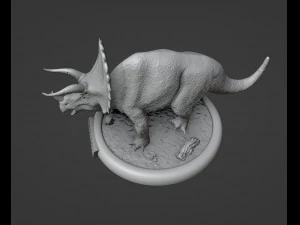 Triceratops 3D Print Model