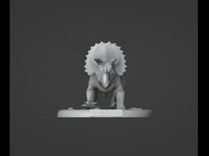 Triceratops 3D Print Model