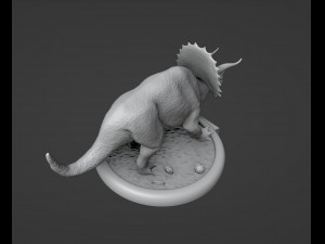 Triceratops 3D Принт Модель