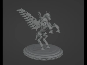 Mechanical Pegasus 3D Print Model